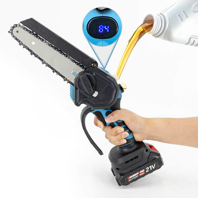 Chain Saws 6 8 Inch Mini Chainsaw Portable One Hand Cordless Battery Pruning Saw Rechargeable Electric Chainsaw