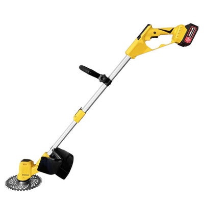 باتری لیتیوم قابل حمل بدون سیم ماشین چمن زنی برقی دستی چمن کش برای باغ