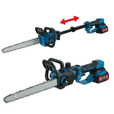 اره برقی تلسکوپی باتری‌دار ۱۲ اینچی برای هرس درخت و باغبانی